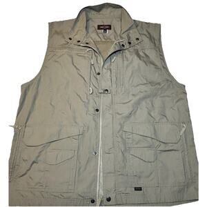 tru-spec 24/7 series tacitcal vest Gunny 65/35 Khaki Extra Zippered Pockets